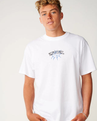 Rip Curl Disorder Balance Loose Short Sleeve T-Shirt - White