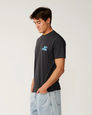 Rip Curl Disorder Legacy Relaxed Short Sleeve T-Shirt - Washed Black