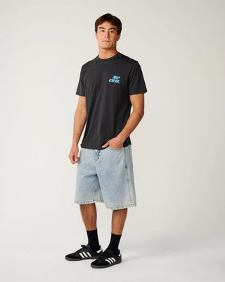 Rip Curl Disorder Legacy Relaxed Short Sleeve T-Shirt - Washed Black