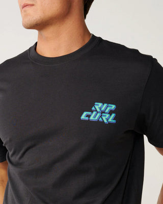 Rip Curl Disorder Legacy Relaxed Short Sleeve T-Shirt - Washed Black