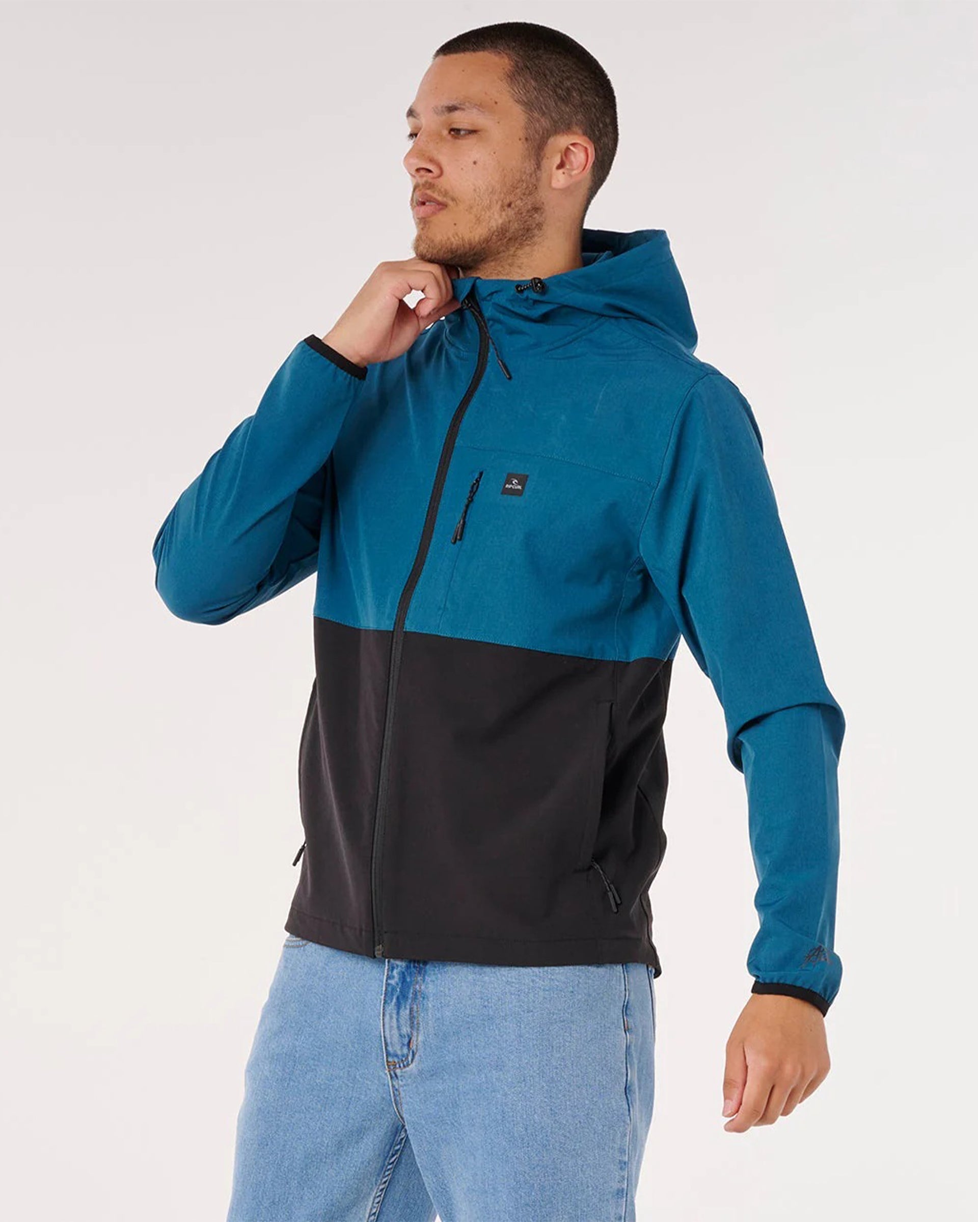 Elite Anti-Series Zip Through Jacket - Deep Ocean – Jack's Surfboards