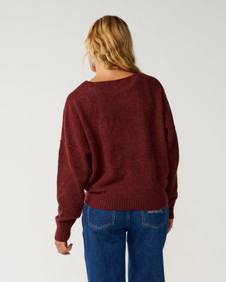 Rip Curl Women's Emily Sweater - Dark Plum