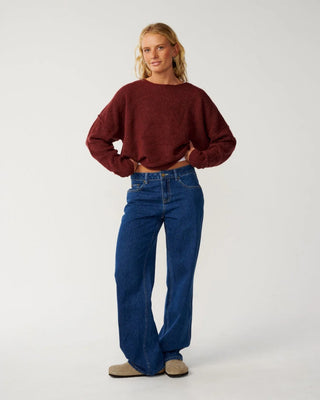 Rip Curl Women's Emily Sweater - Dark Plum