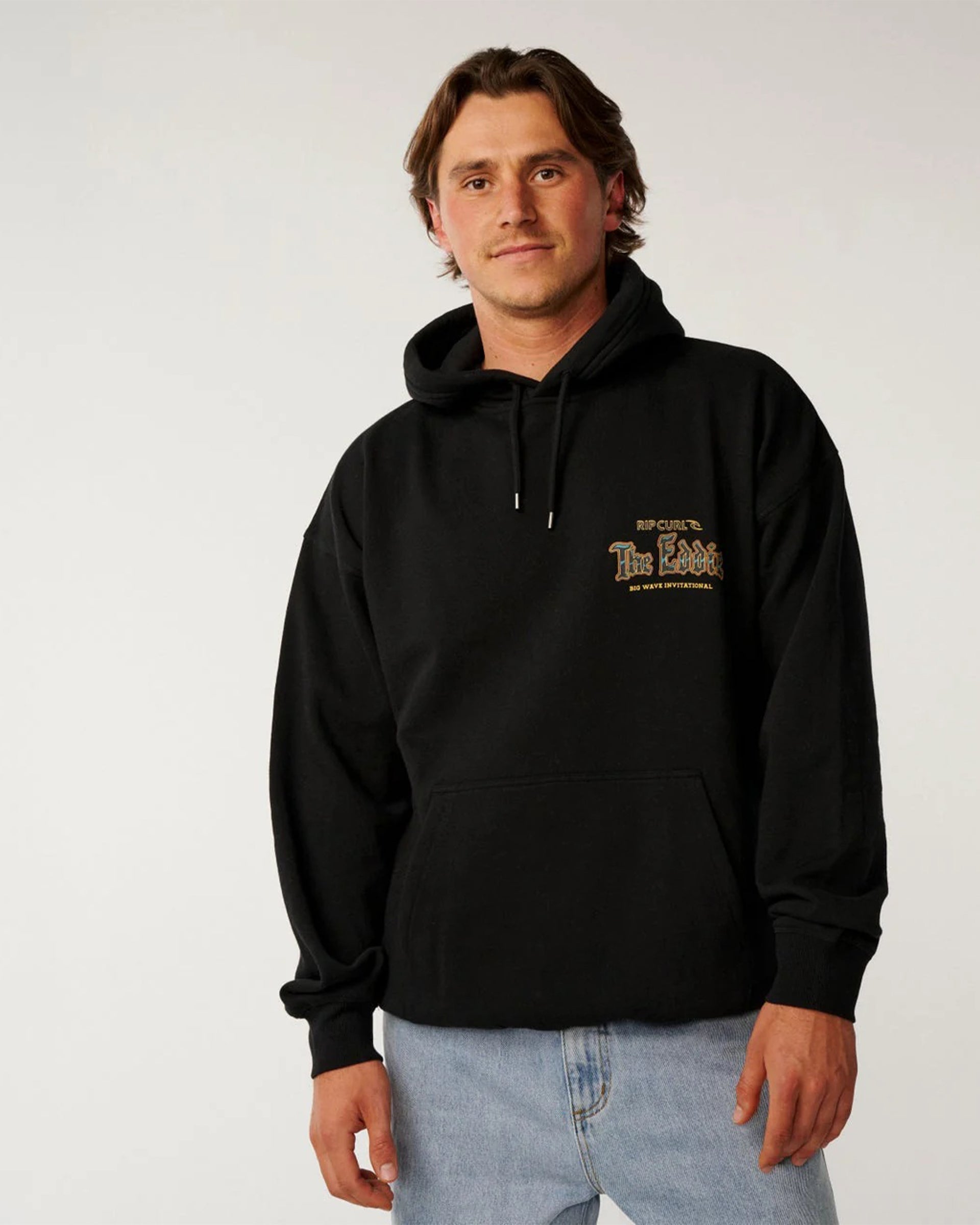 Rip Curl Eddie Would Go Poster Hood - Black
