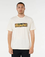 Rip Curl Eddie Would Go Sticker Tee - Bone