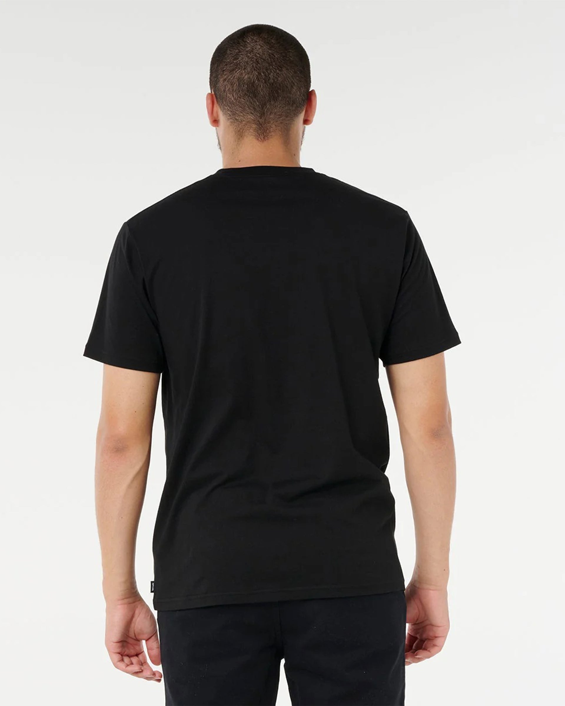 Rip Curl Eddie Would Go Sticker Tee - Black