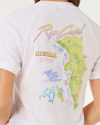 Rip Curl Women's Hayley O Fitted T-Shirt - Optical White
