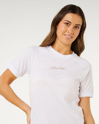 Rip Curl Women's Hayley O Fitted T-Shirt - Optical White