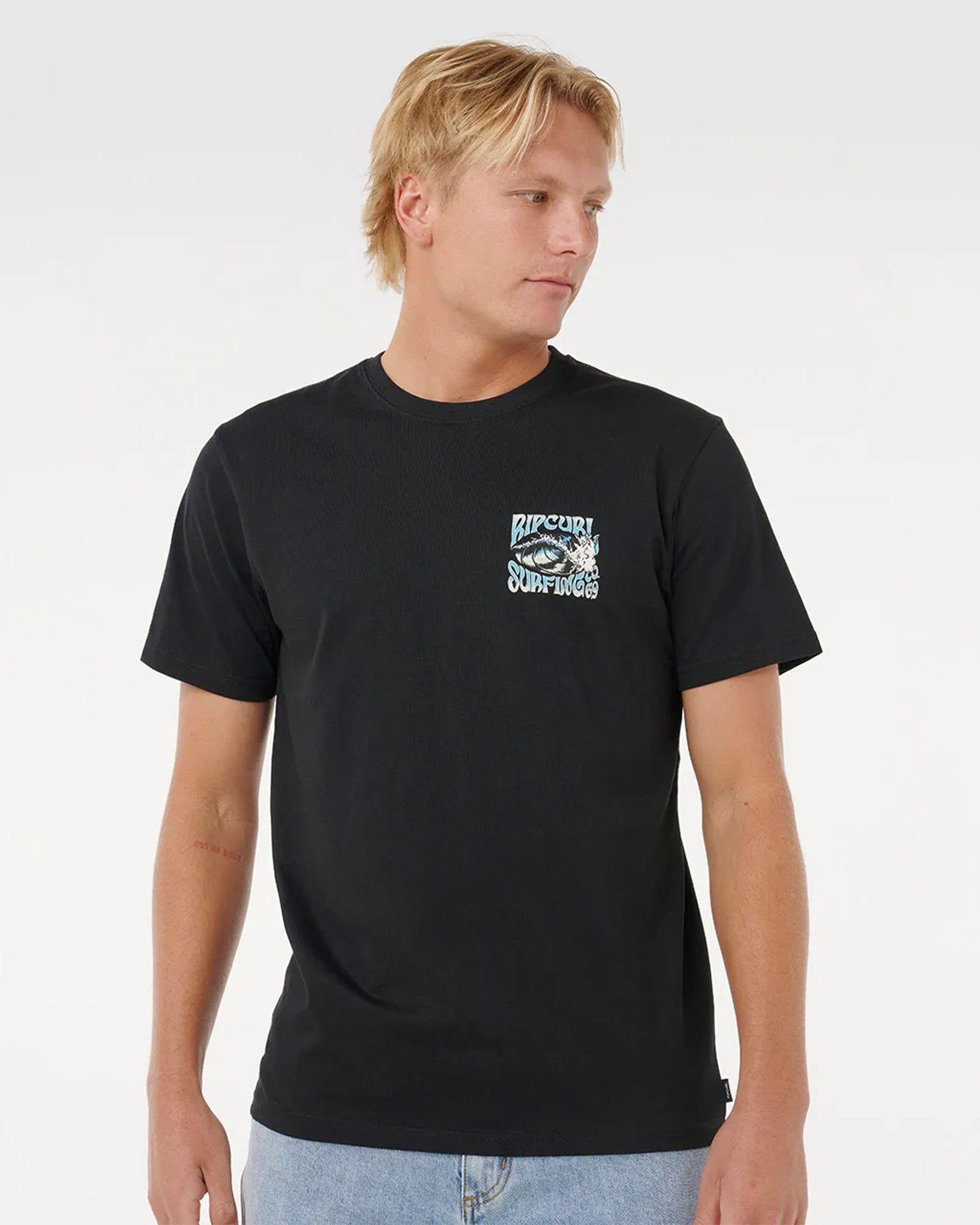 Rip Curl Hazed & Tubed Short Sleeve T-Shirt - Back