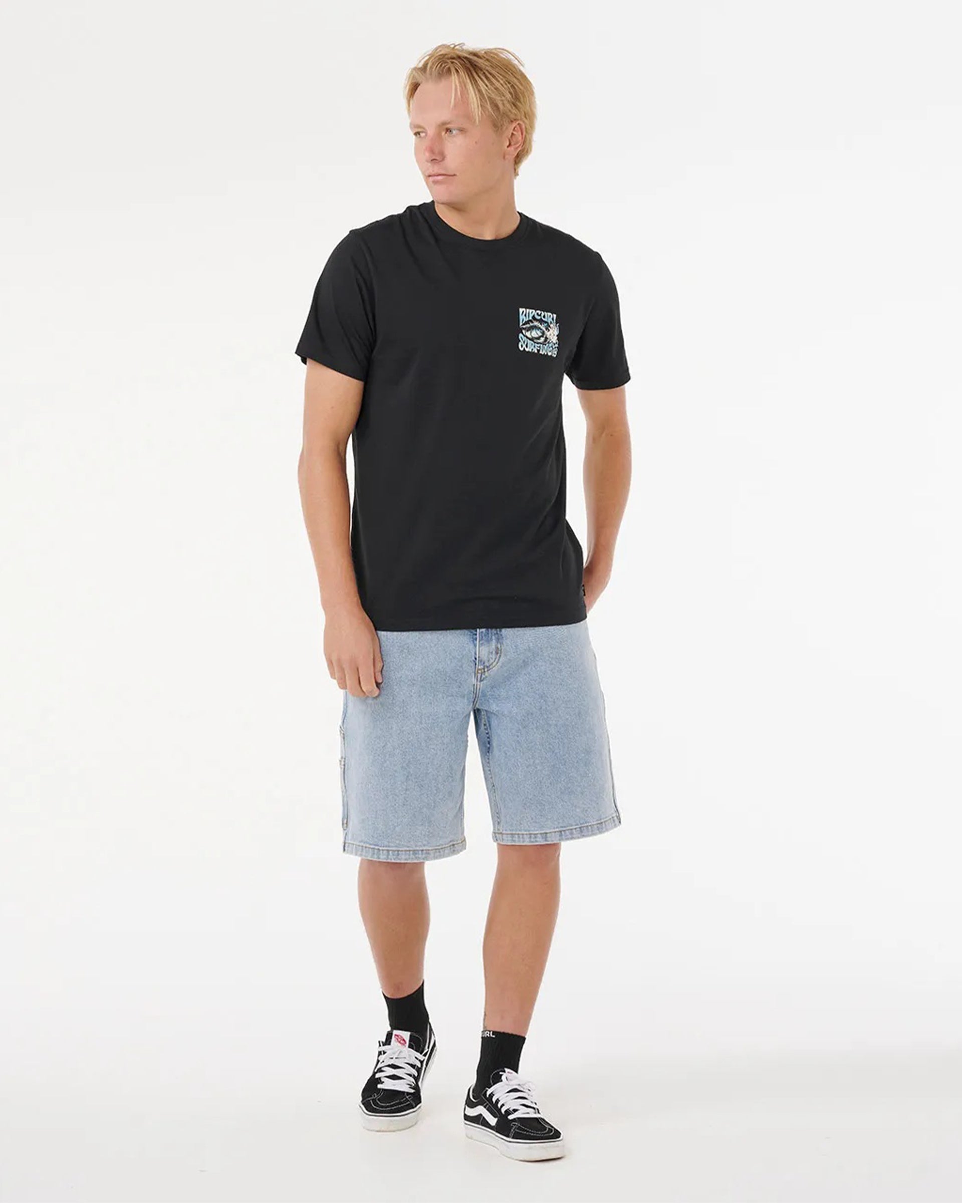 Rip Curl Hazed & Tubed Short Sleeve T-Shirt - Back