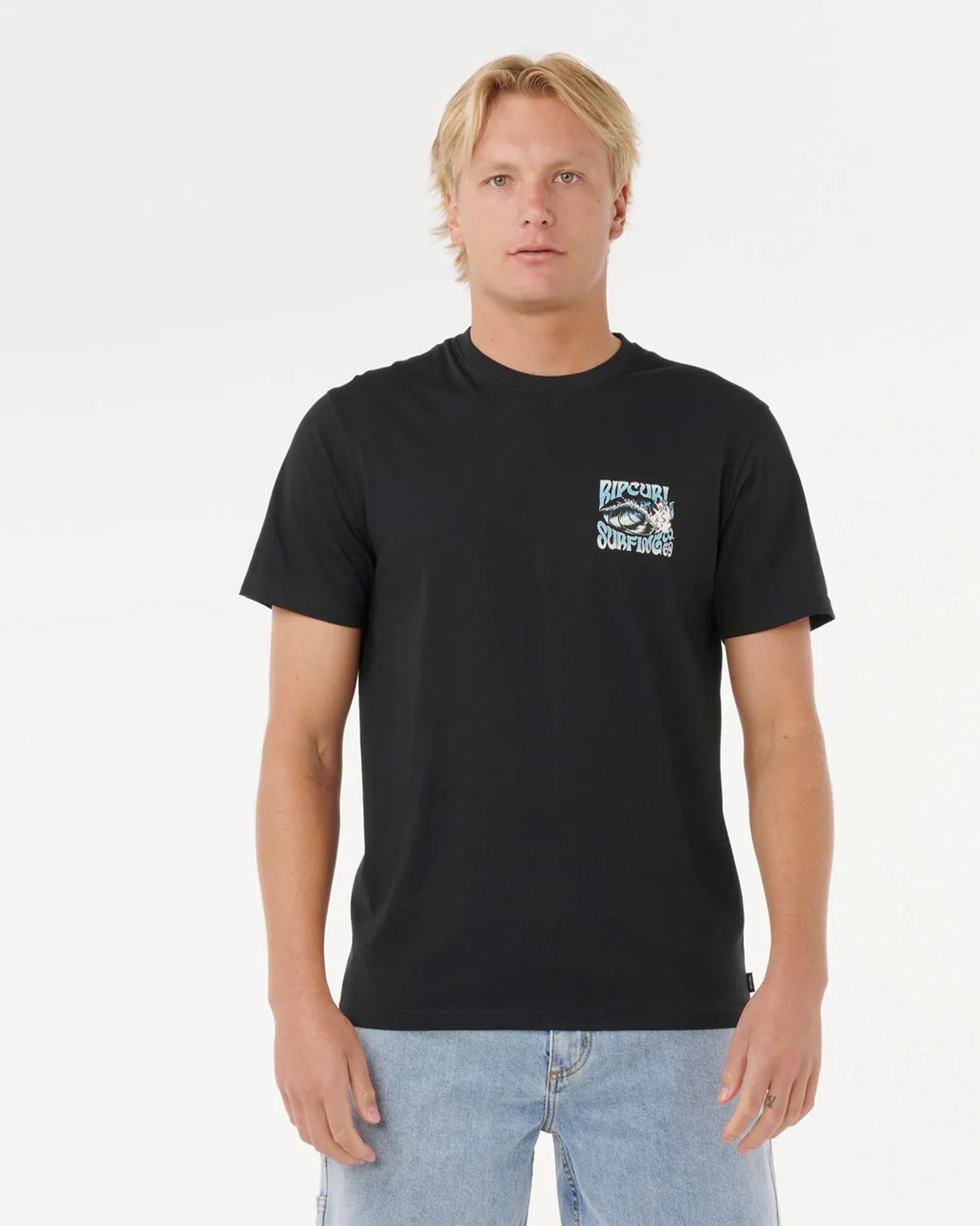 トップス Rare 00s Archive gauze fabric spiral tee Hazed & Tubed S/S T-Shirt – Jack's Surfboards