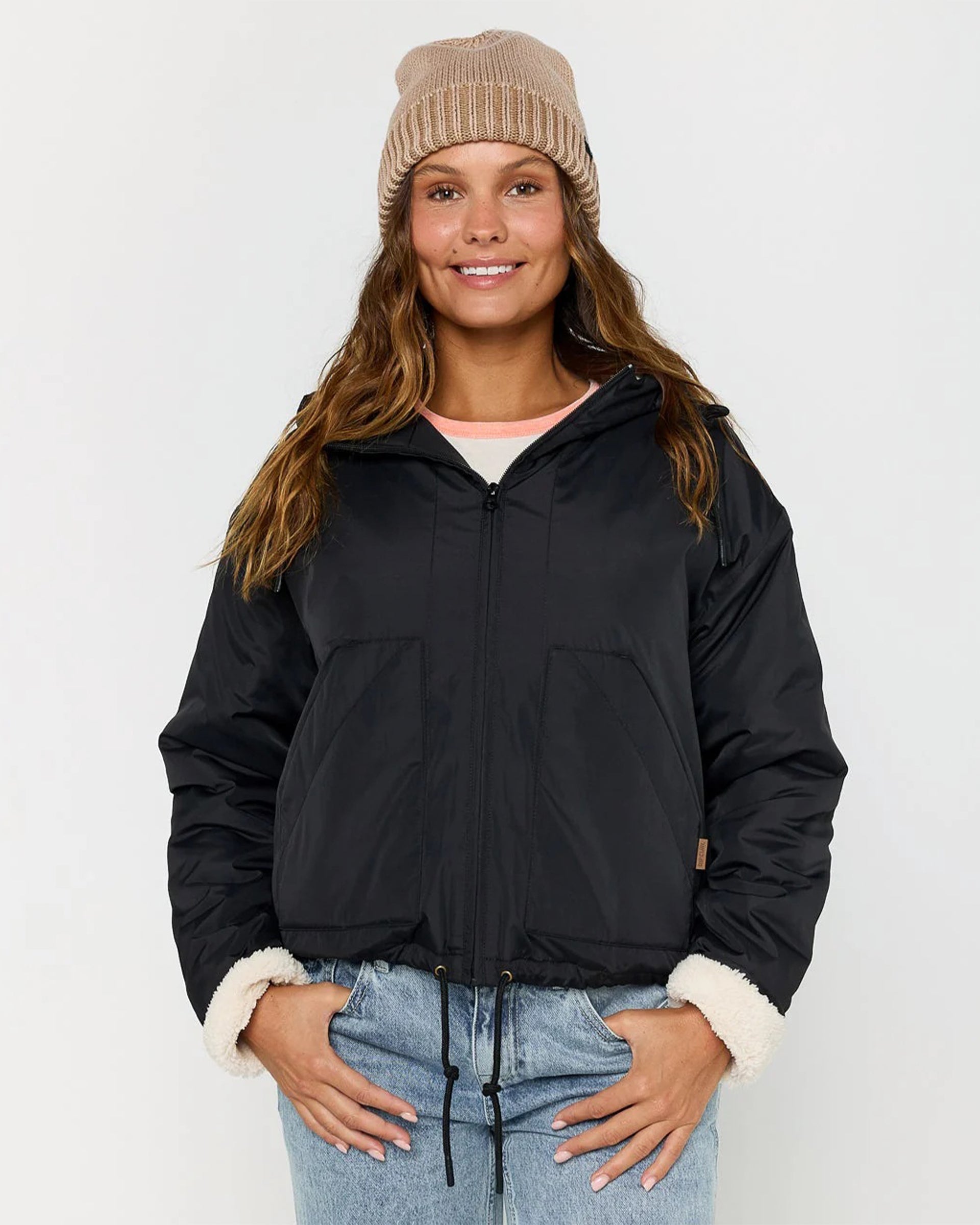 Rip Curl Women's Keepsake Bomber - Washed Black