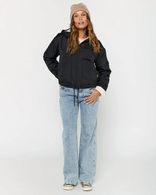 Rip Curl Women's Keepsake Bomber - Washed Black