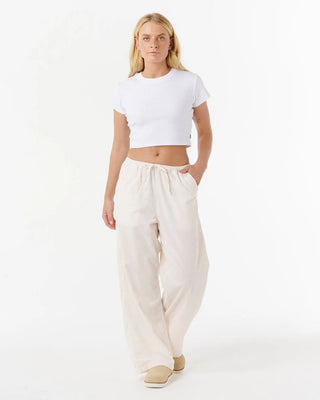 Rip Curl Women's Keepsakes Washed Cord Pant - Stone