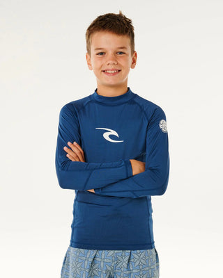 Boy's (8-16) Waves UPF L/S Rash Vest