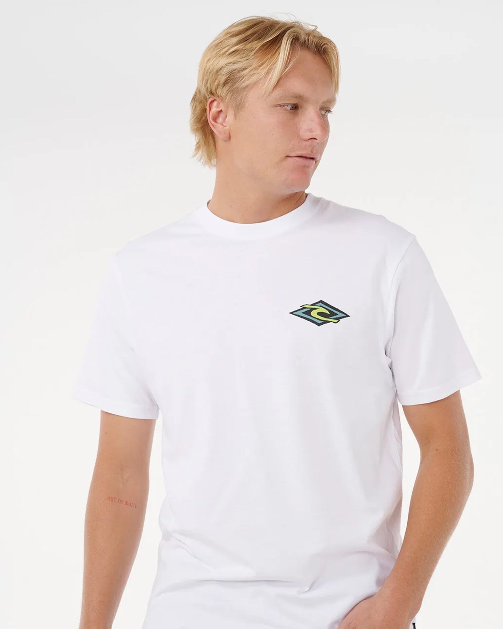Rip Curl Legacy Short Sleeve T-Shirt - White