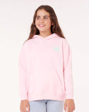 Rip Curl Girl's (8-16) Luxe Surf Hood - Pastel Pink