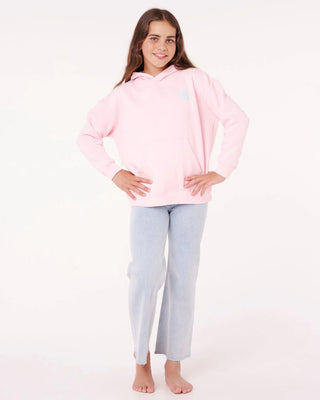 Rip Curl Girl's (8-16) Luxe Surf Hood - Pastel Pink