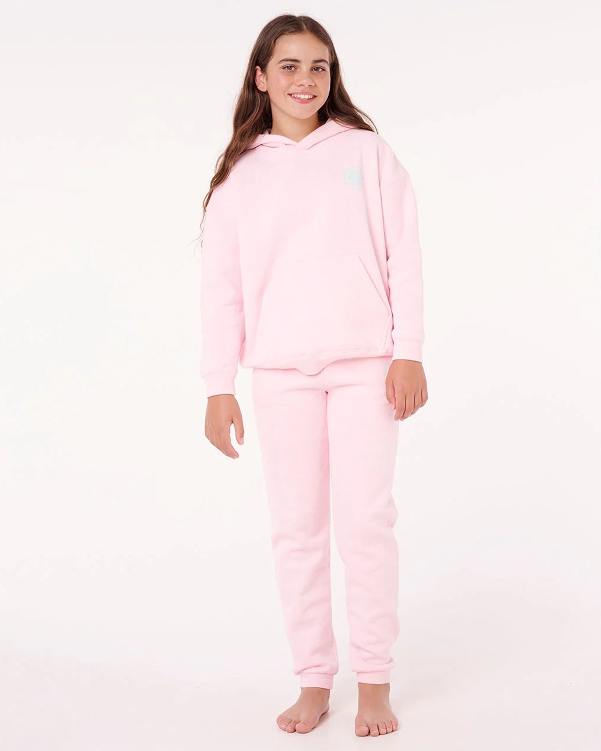 Rip Curl Girl's (8-16) Luxe Surf Track Pant - Pastel Pink