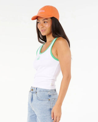 Rip Curl Luxe Surf Ribbed Tank - Irish Green