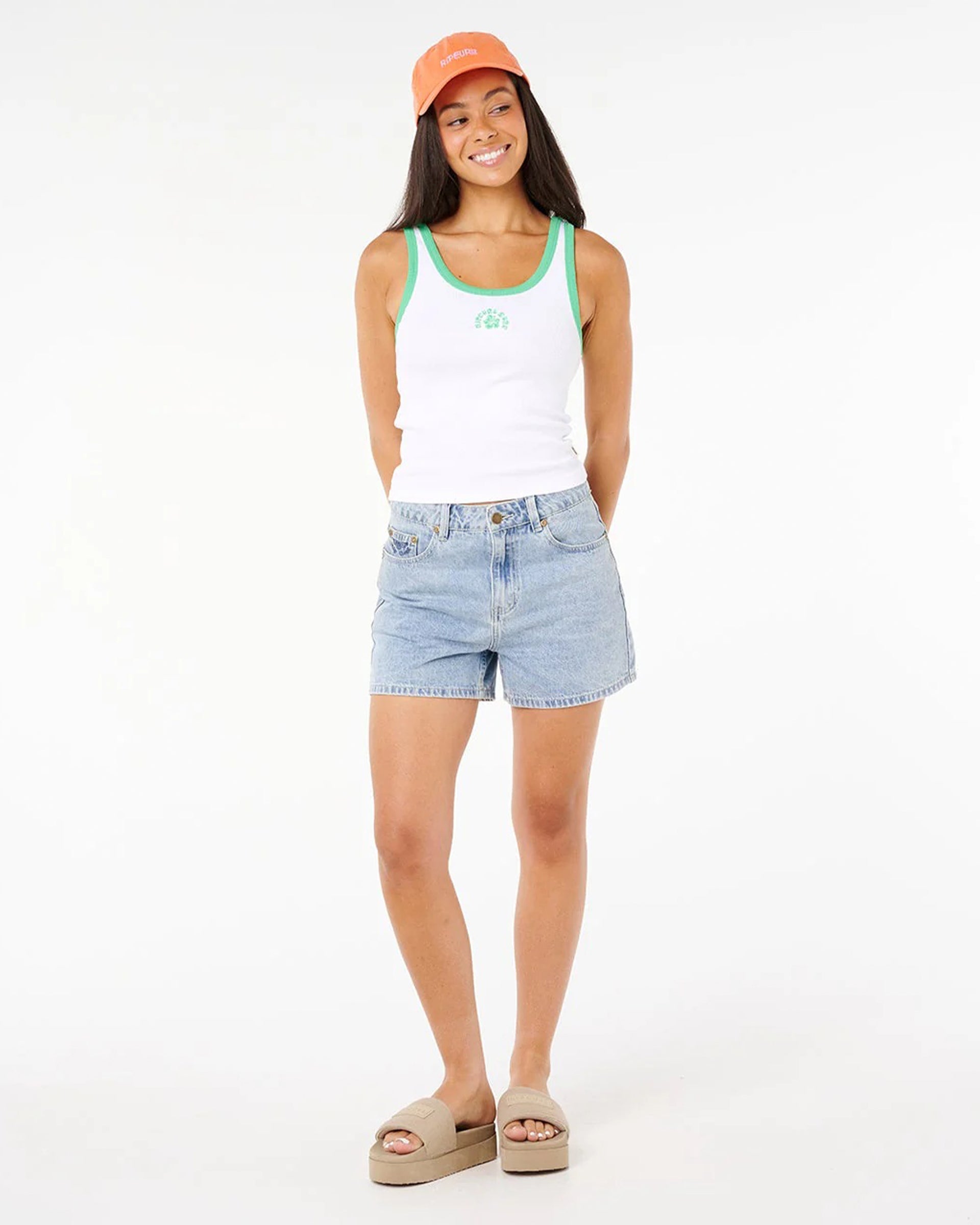Luxe Surf Ribbed Tank - Irish Green – Jack's Surfboards