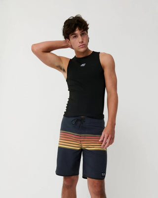 Rip Curl Mirage Classic Surf Stripe 19" Boardshort - Washed Black