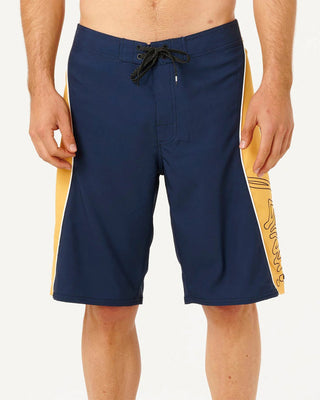 Rip Curl Mirage Panel Beater Boardshort - Navy/Yellow