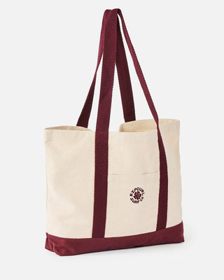 Rip Curl Mixed Logo 25L Tote Bag - Natural/Plum
