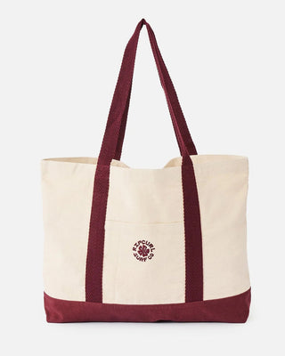 Rip Curl Mixed Logo 25L Tote Bag - Natural/Plum