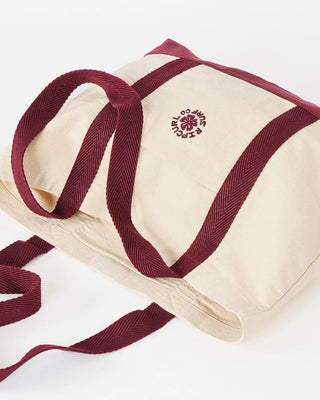 Rip Curl Mixed Logo 25L Tote Bag - Natural/Plum