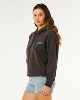 Rip Curl Women's Ocean Break Heritage Hood - Washed Black