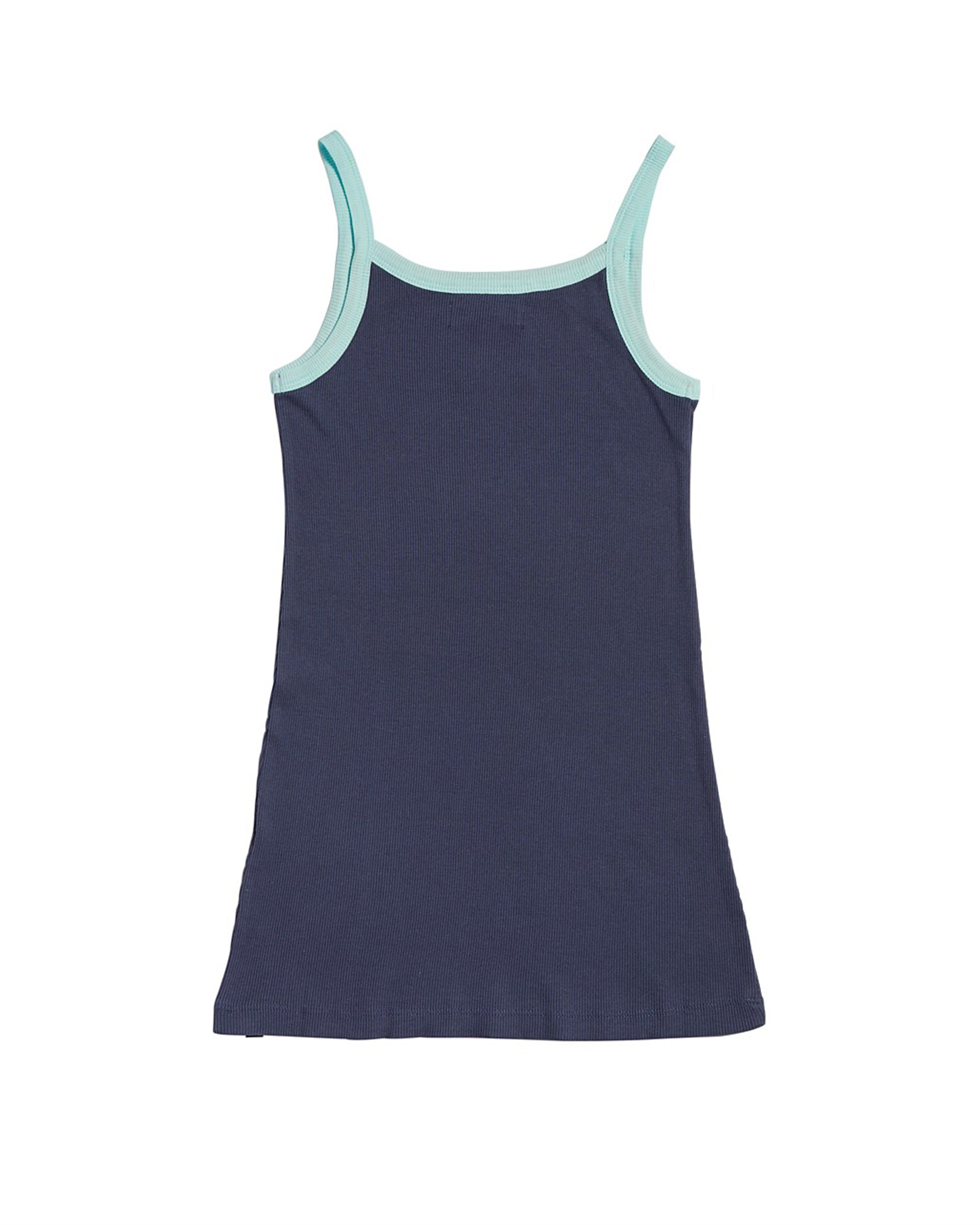 Rip Curl Girl's (8-16) Paradise Club Rib Dress - Washed Navy