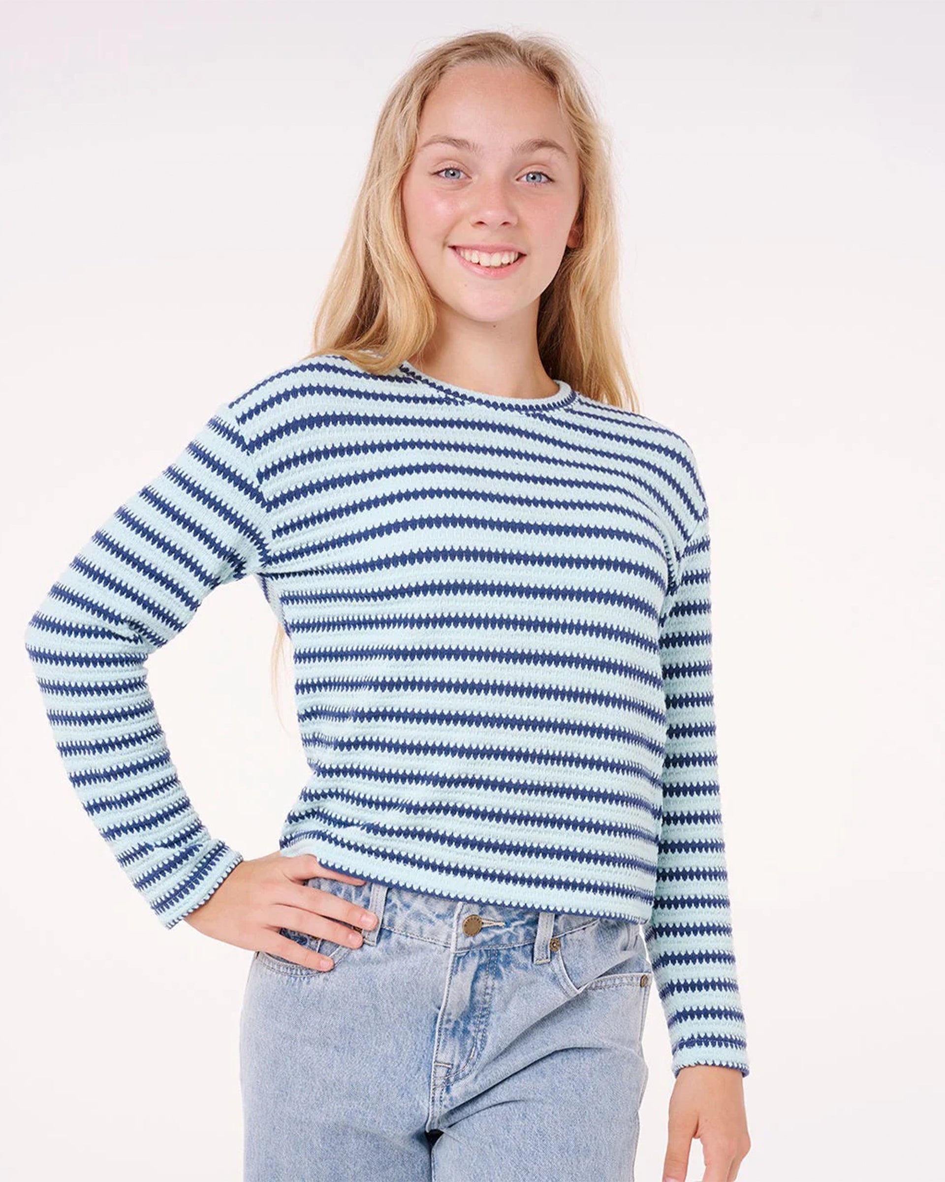 Girl's (8-16) Paradise Club Bobbi L/S T-Shirt - Blue – Jack's