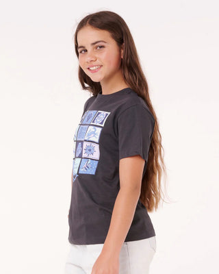 Rip Curl Girl's (8-16) Paradise Club Summer Short Sleeve T-Shirt