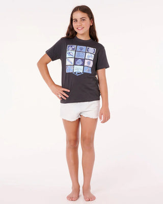 Rip Curl Girl's (8-16) Paradise Club Summer Short Sleeve T-Shirt