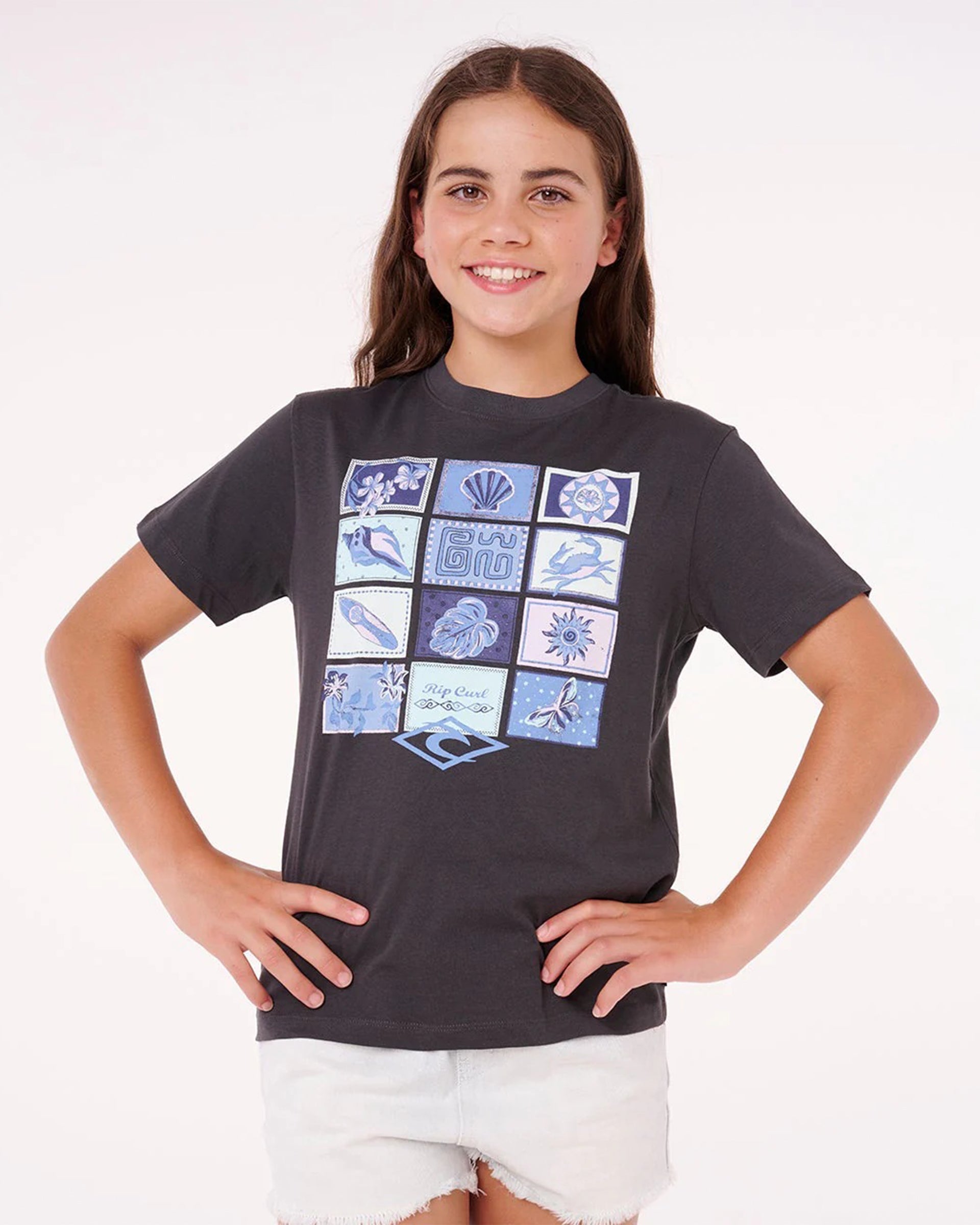 Rip Curl Girl's (8-16) Paradise Club Summer Short Sleeve T-Shirt