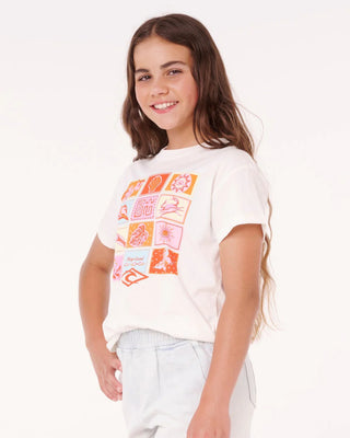 Rip Curl Girl's (8-16) Paradise Club Summer Short Sleeve T-Shirt
