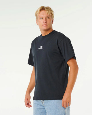 Rip Curl Pill Icon Loose Short Sleeve T-Shirt - Black