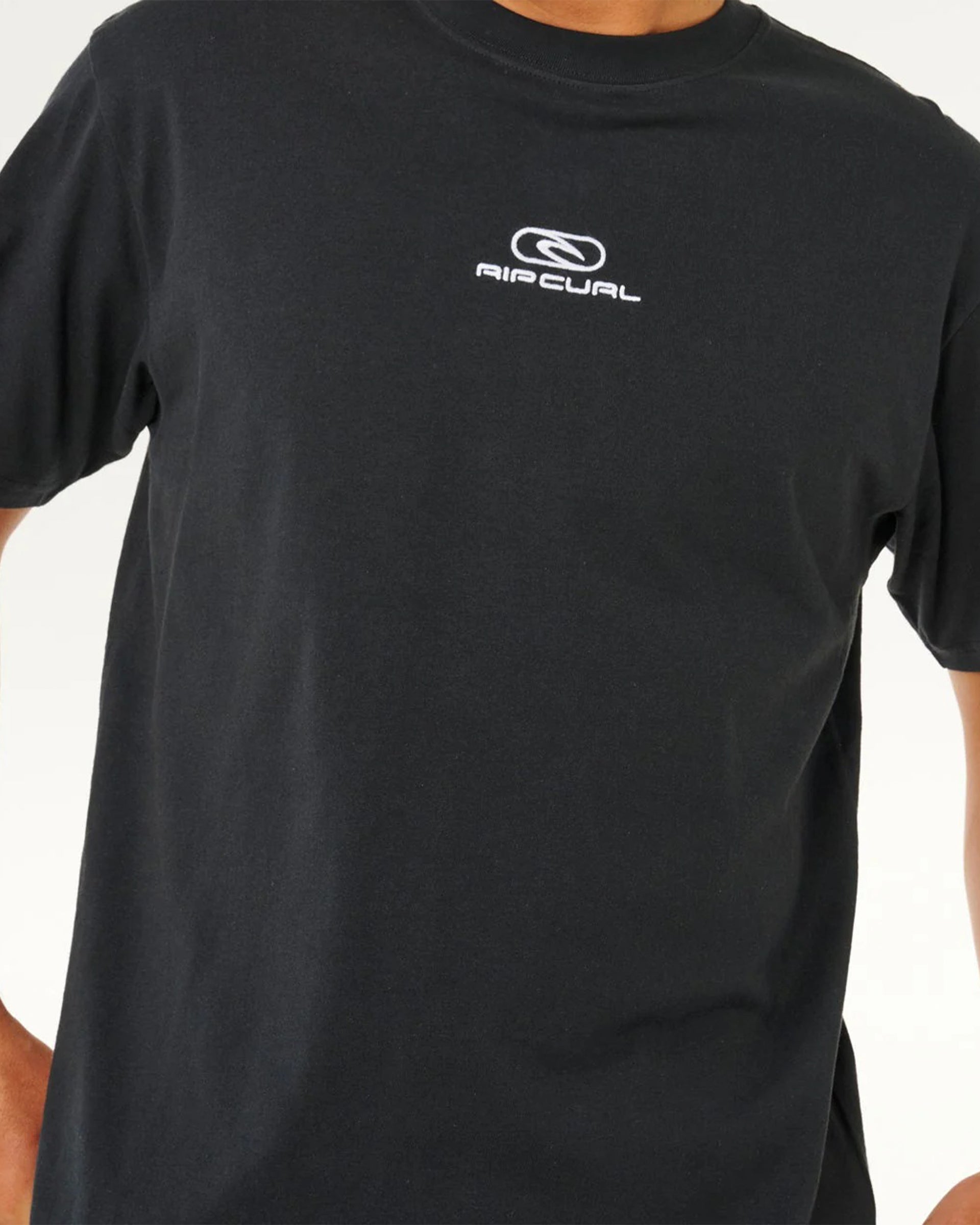 Rip Curl Pill Icon Loose Short Sleeve T-Shirt - Black