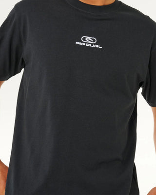 Rip Curl Pill Icon Loose Short Sleeve T-Shirt - Black