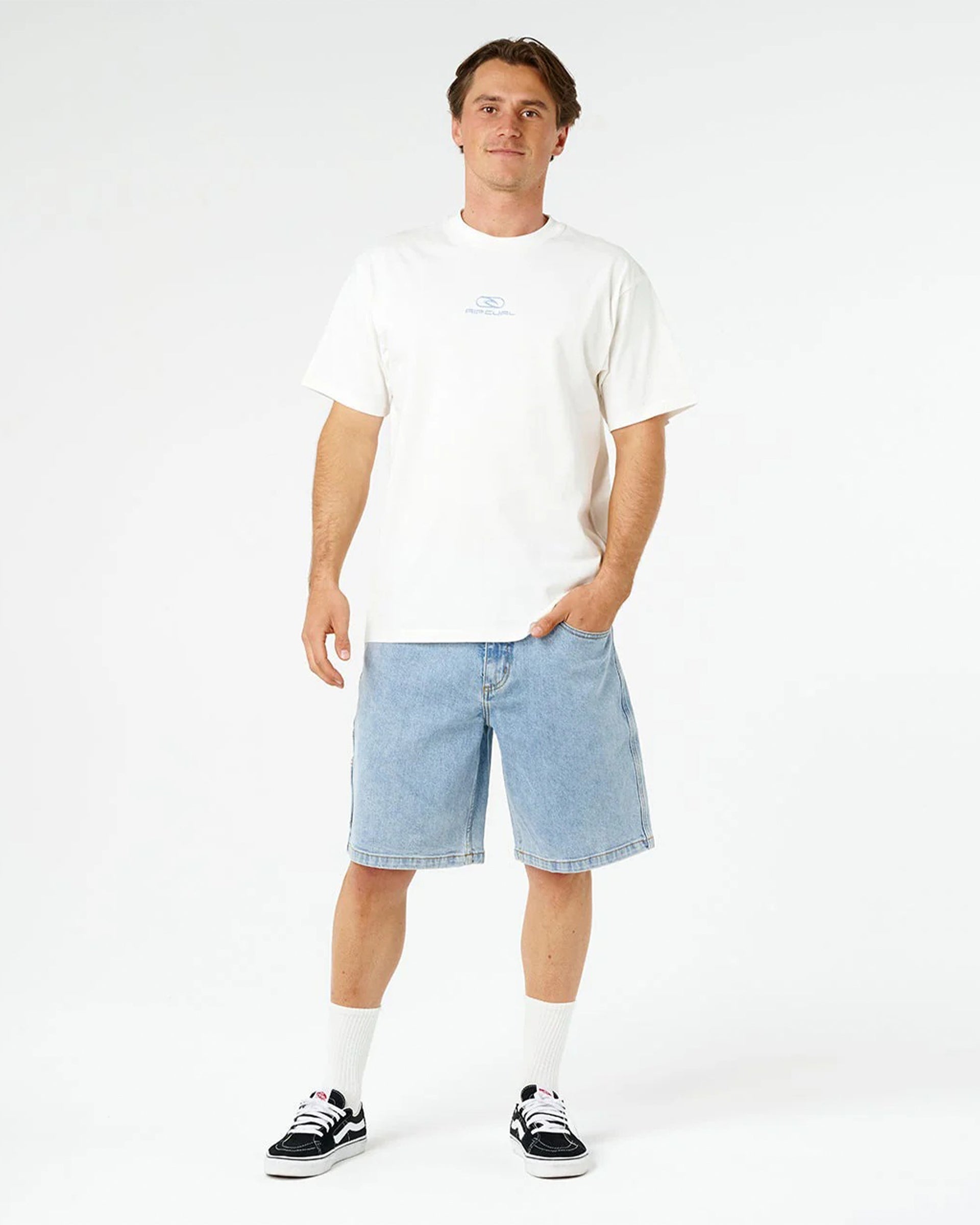 Rip Curl Pill Icon Loose Short Sleeve T-Shirt - Bone