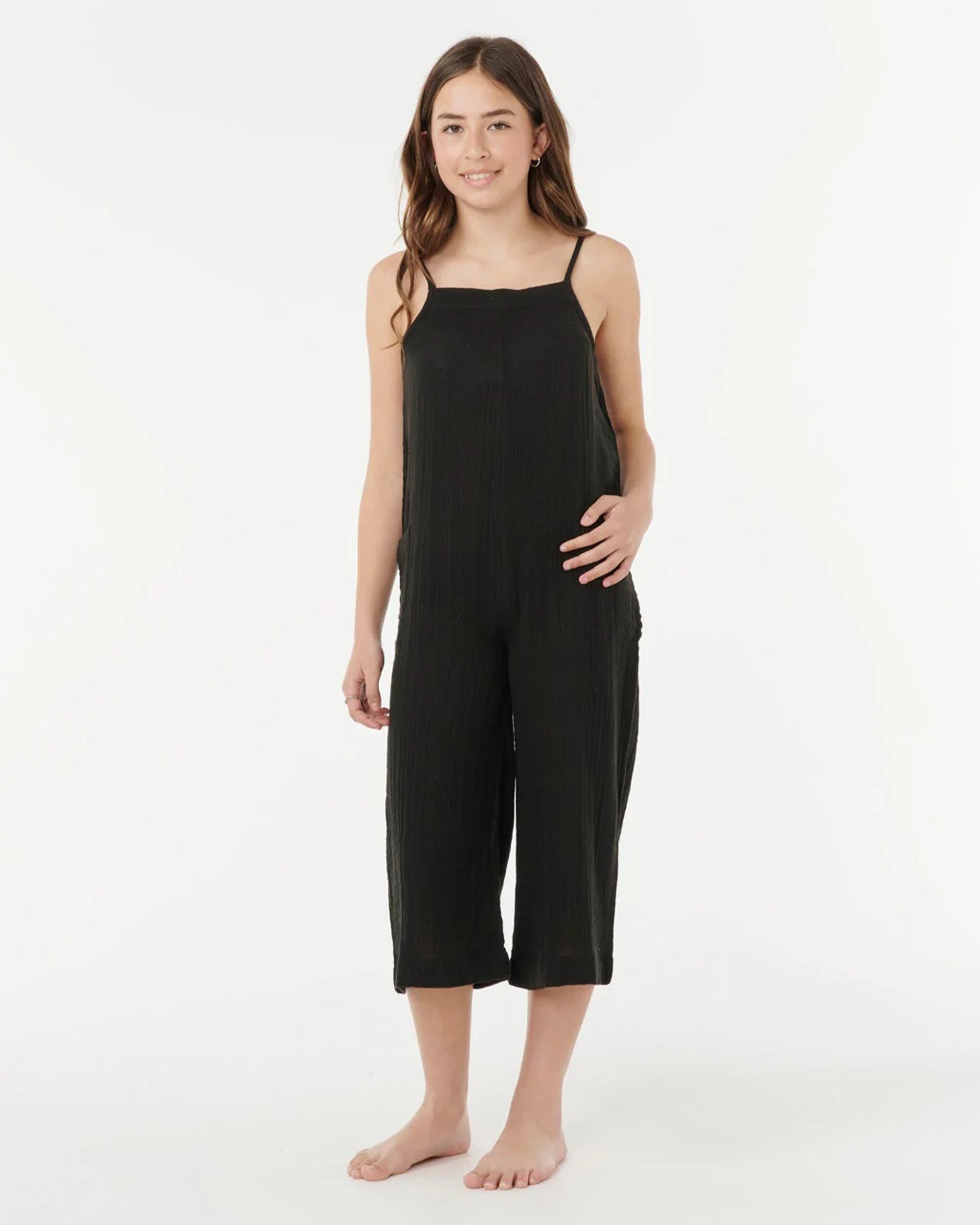 Rip Curl Girl's (8-16) Premium Surf Jumpsuit - Black
