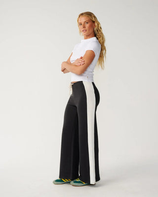 Rip Curl Women's Retro Swell Wide Leg Pant - Washed Black