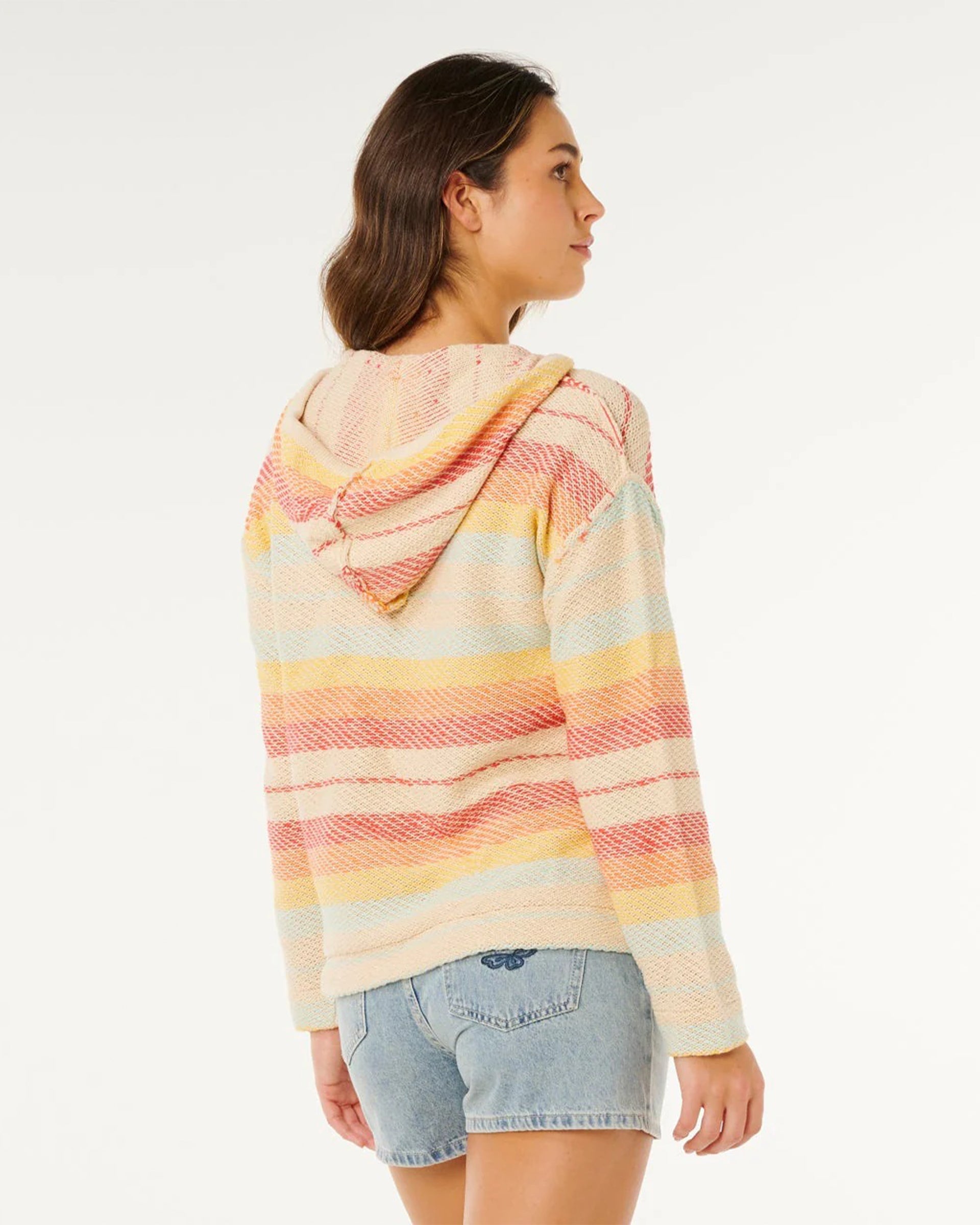Rip Curl Women's Revival Knit Poncho - Orange