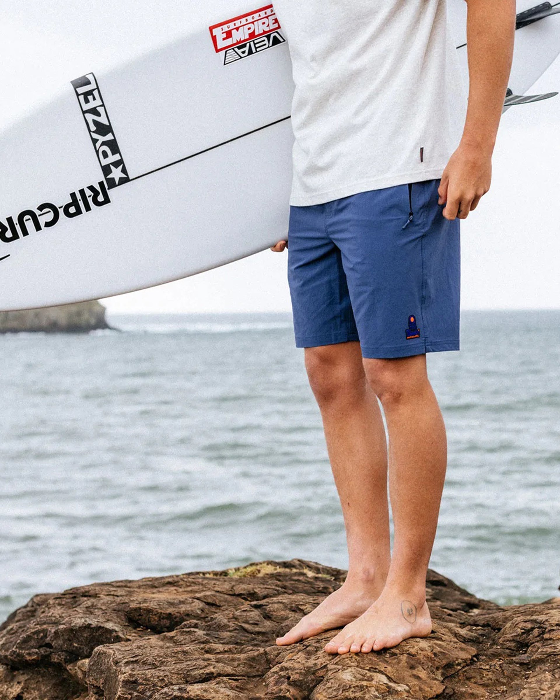 Rip Curl The Search Volley 19" Boardshort - Light Navy