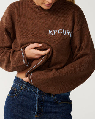 Rip Curl Women's Stephanie Gilmore Sparrow Knit - Chocolate
