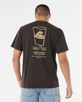 Rip Curl Shaper Address Short Sleeve T-Shirt - Washed Black