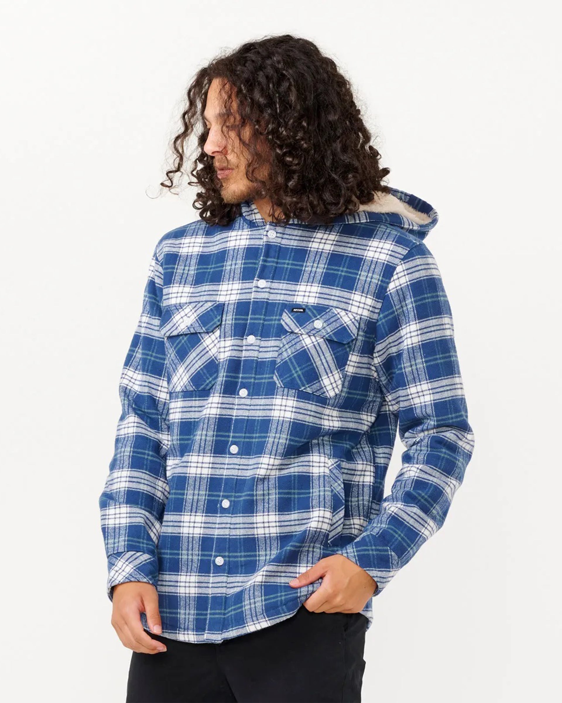 Rip Curl Shores Sherpa Lined Flannel Shirt