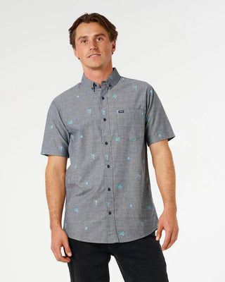 Rip Curl Skelly Breach Short Sleeve Shirt - Dark Navy