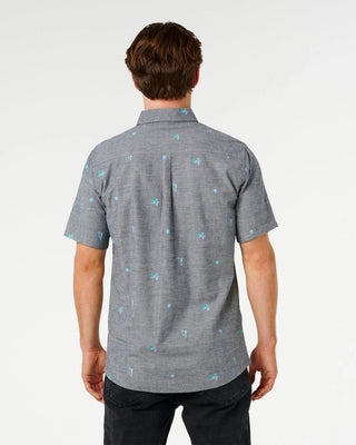 Rip Curl Skelly Breach Short Sleeve Shirt - Dark Navy